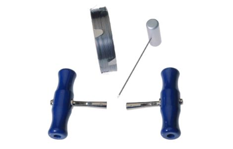 QWORK Kit Dépose Pare-Brise Voiture - Fil De Coupe + Poignées Ergonomiques - Outil Pro Rapide Et Sûr